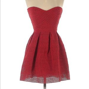 NWOT- Sexy red strapless dress